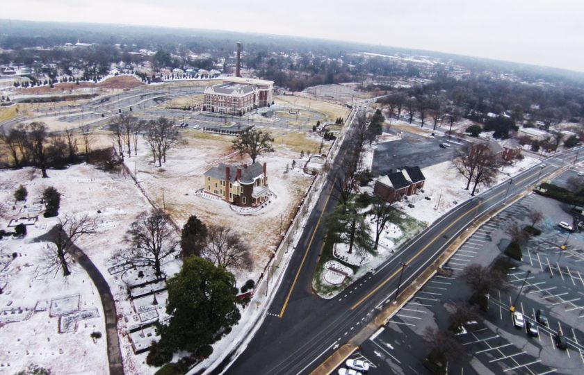 Aerial view of the gateway to Spartanburg's Northside. Credit: Northside Development Corporation