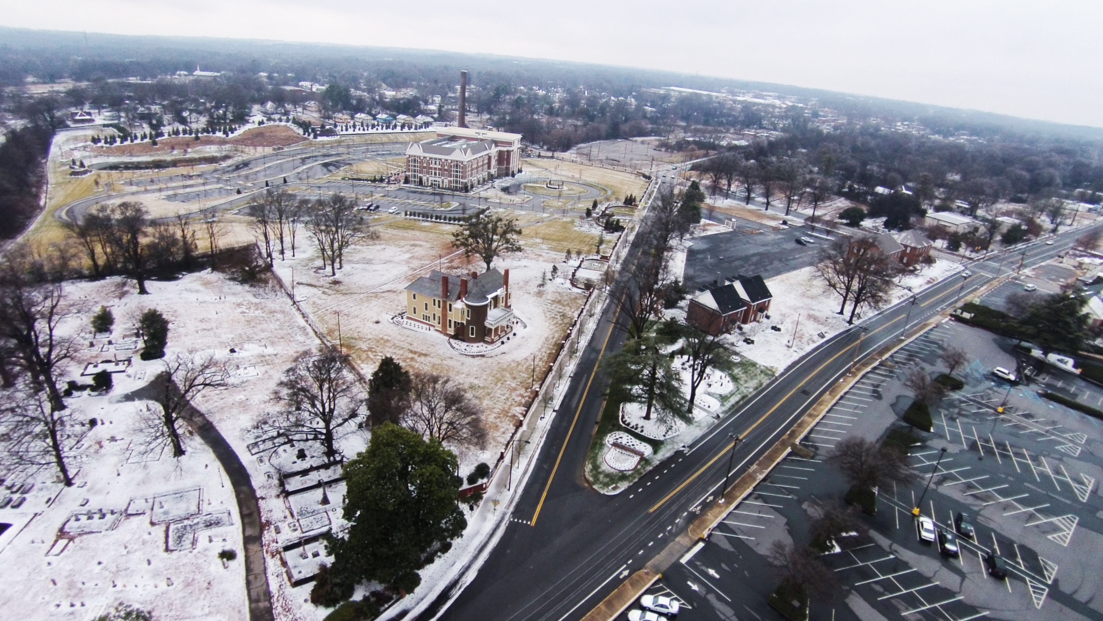 Aerial view of the gateway to Spartanburg's Northside. Credit: Northside Development Corporation