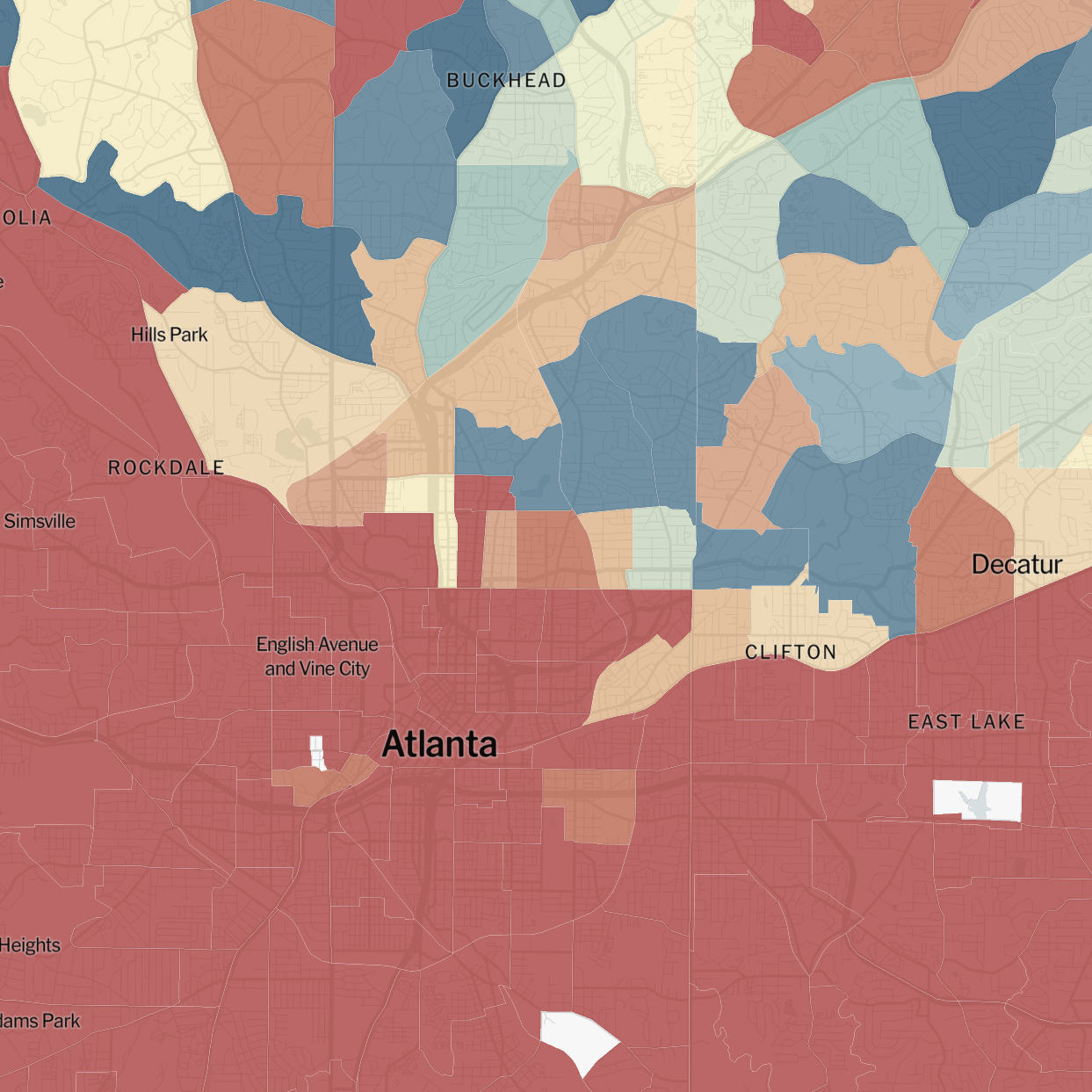 Our Take: “Detailed New National Maps Show How Neighborhoods Shape